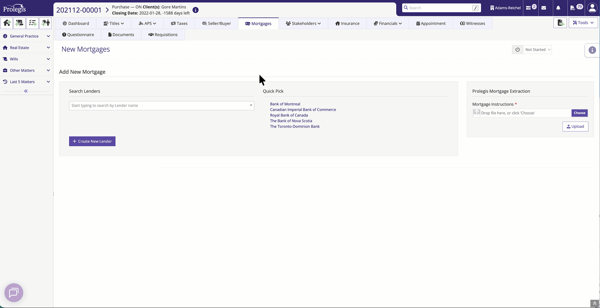 Add a Lender