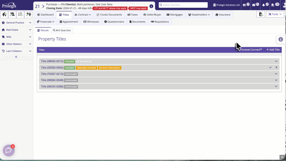 ParcelOverview