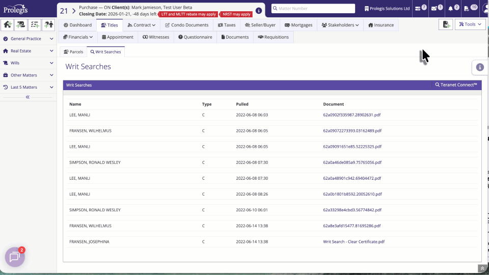 Requisitions
